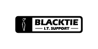 Black Tie Hosting logo
