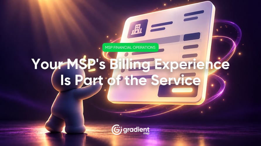 MSPs spend years refining their service delivery. Most spend almost no time on the billing experience. Here is why that gap matters more than it seems — and what to do about it.