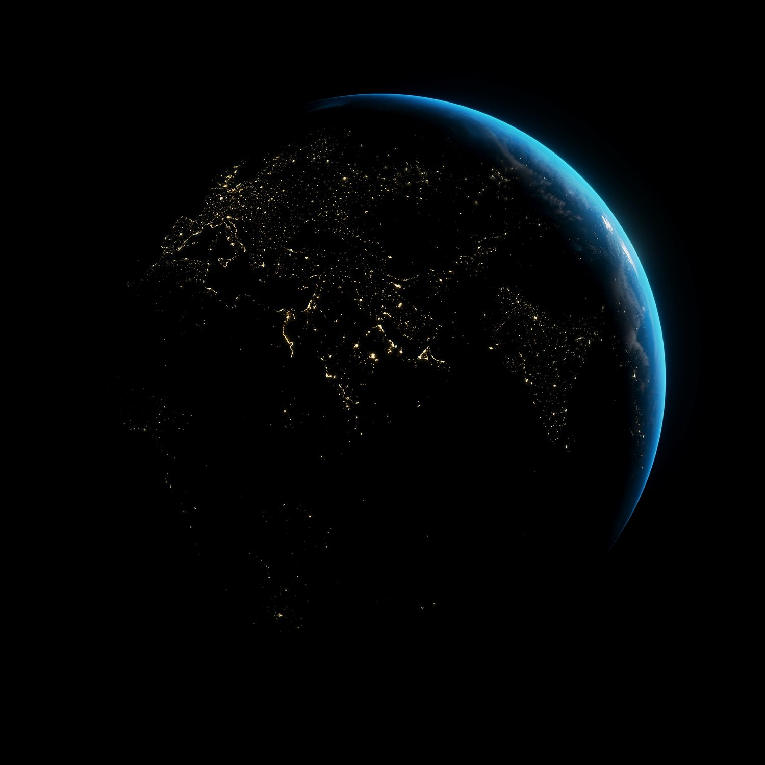 earth from outer space