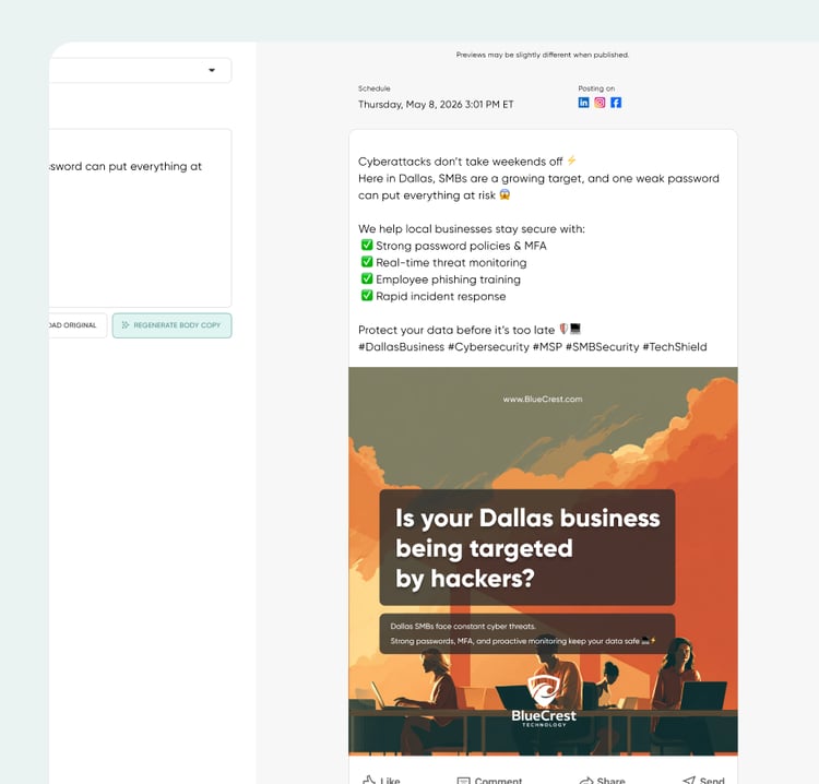 Fully Personalized, On-Brand Social Content Fully Personalized, On-Brand Social Content