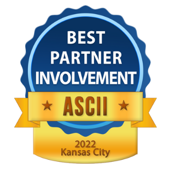 Best Partner Involvement - ASCII KC 2022 Best Partner Involvement - ASCII KC 2022