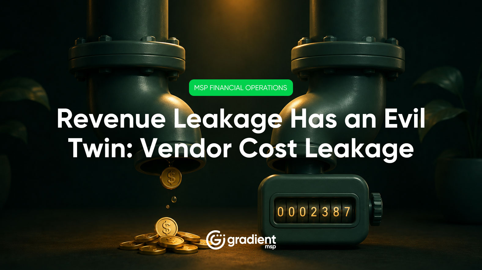 Most MSPs have heard of revenue leakage. Far fewer have accounted for its counterpart: vendor cost leakage. The money quietly leaving through unchecked vendor costs is just as real as the money not being captured in billing. Here is what it looks like and how to stop it.