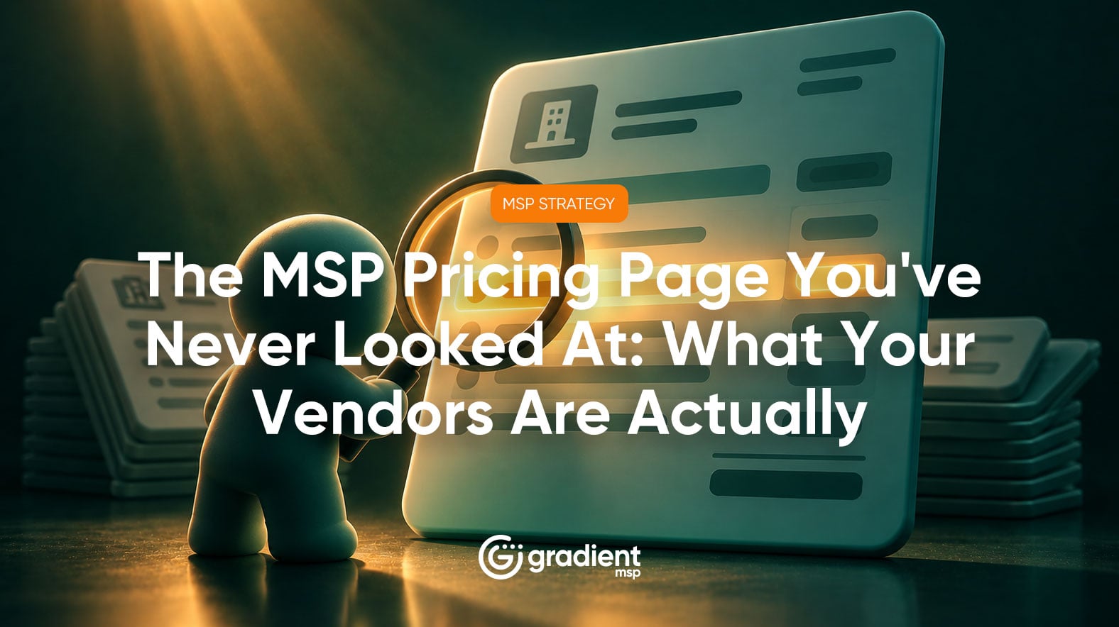 Most MSPs know what they charge clients. Very few know what vendors are actually charging them at the line-item level. A quarterly vendor billing audit is one of the fastest margin recovery exercises available. Here is how to run one.