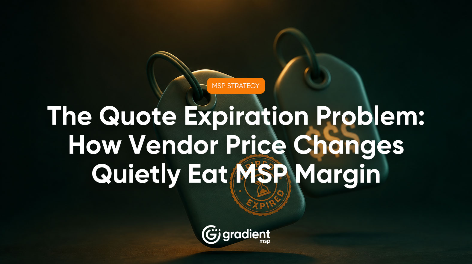 Vendor pricing changes between the quote and the invoice. Most MSPs absorb the difference as margin compression. Here is why that happens, how much it compounds, and what to do about it.