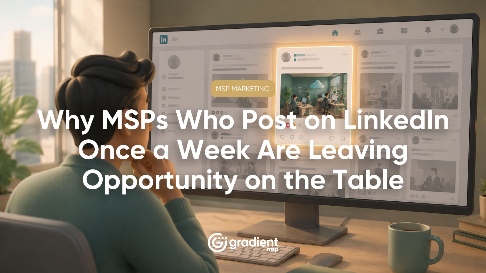 Why MSPs Who Post on LinkedIn Once a Week Are Leaving Opportunity on the Table