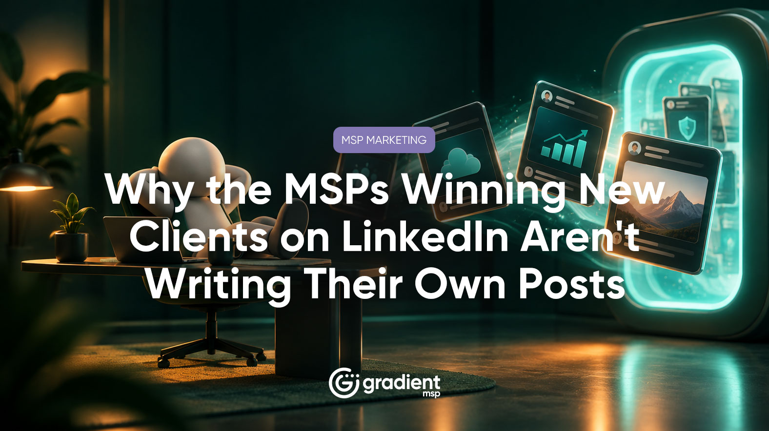 The MSPs showing up consistently on LinkedIn are not spending hours writing content. They have removed the production barrier. Here is what consistent LinkedIn presence actually requires and how the best MSPs are achieving it.