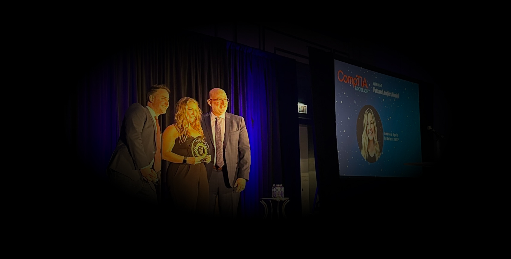 Andrea Ayala recipient of CompTIA Future Leader Award